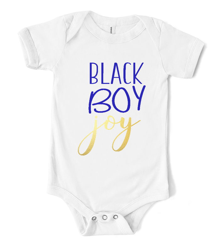 black-boy-joy-baby-onesie-melanin-its my party kids
