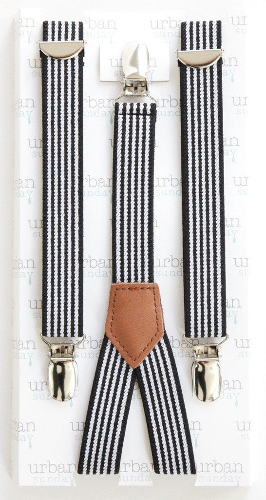Ruben Black Stripe Suspenders, SUSPENDERS - itsmypartykids