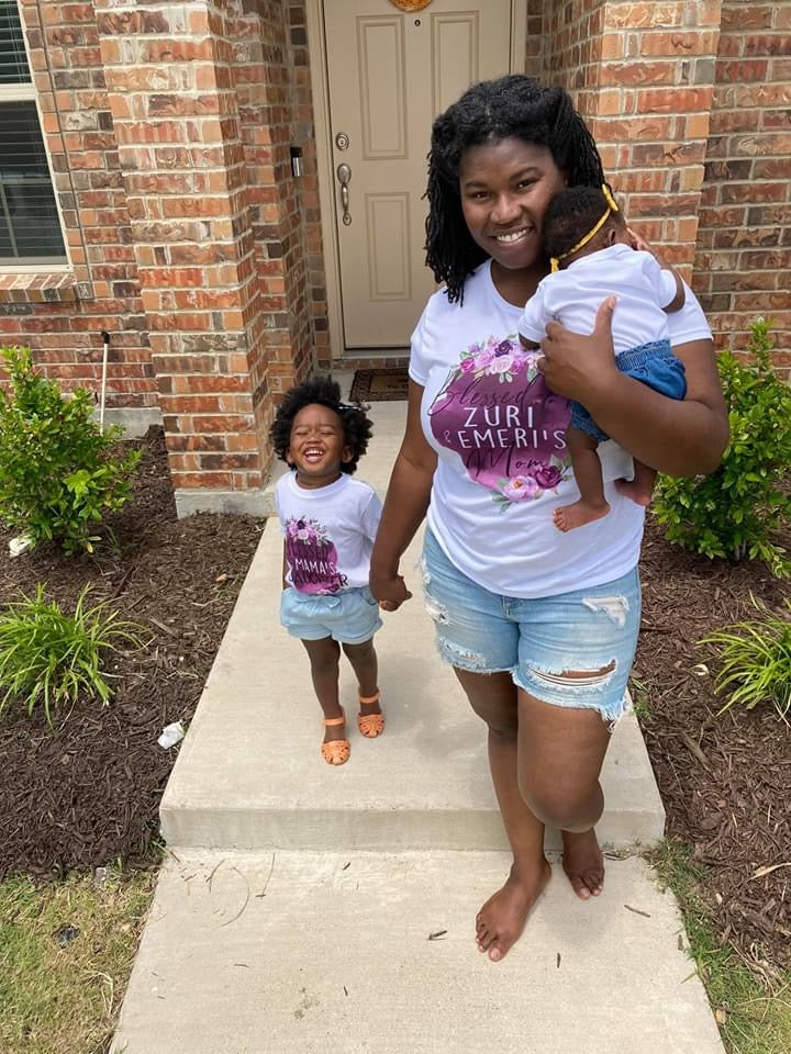 blessed-mama-and-blessed-daughter-mommy-and-me-mothers-day-tee-shirt-purple-floral-6-its my party kids boutique