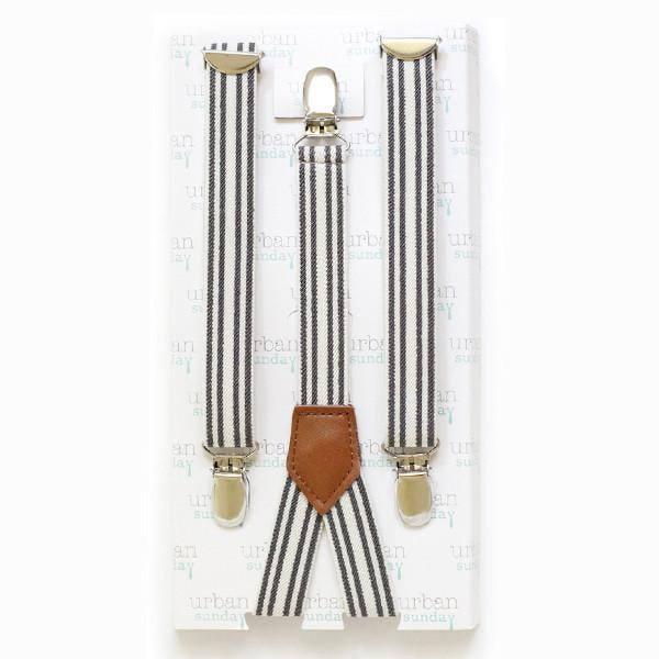 Jayden Gray Stripe Suspenders, SUSPENDERS - itsmypartykids