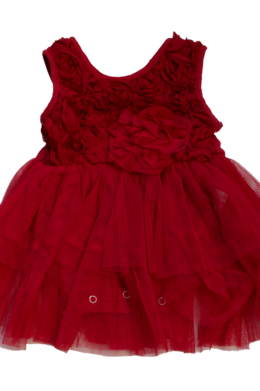 red rosette onesie tutu dress holiday red dress - its my party kids boutique