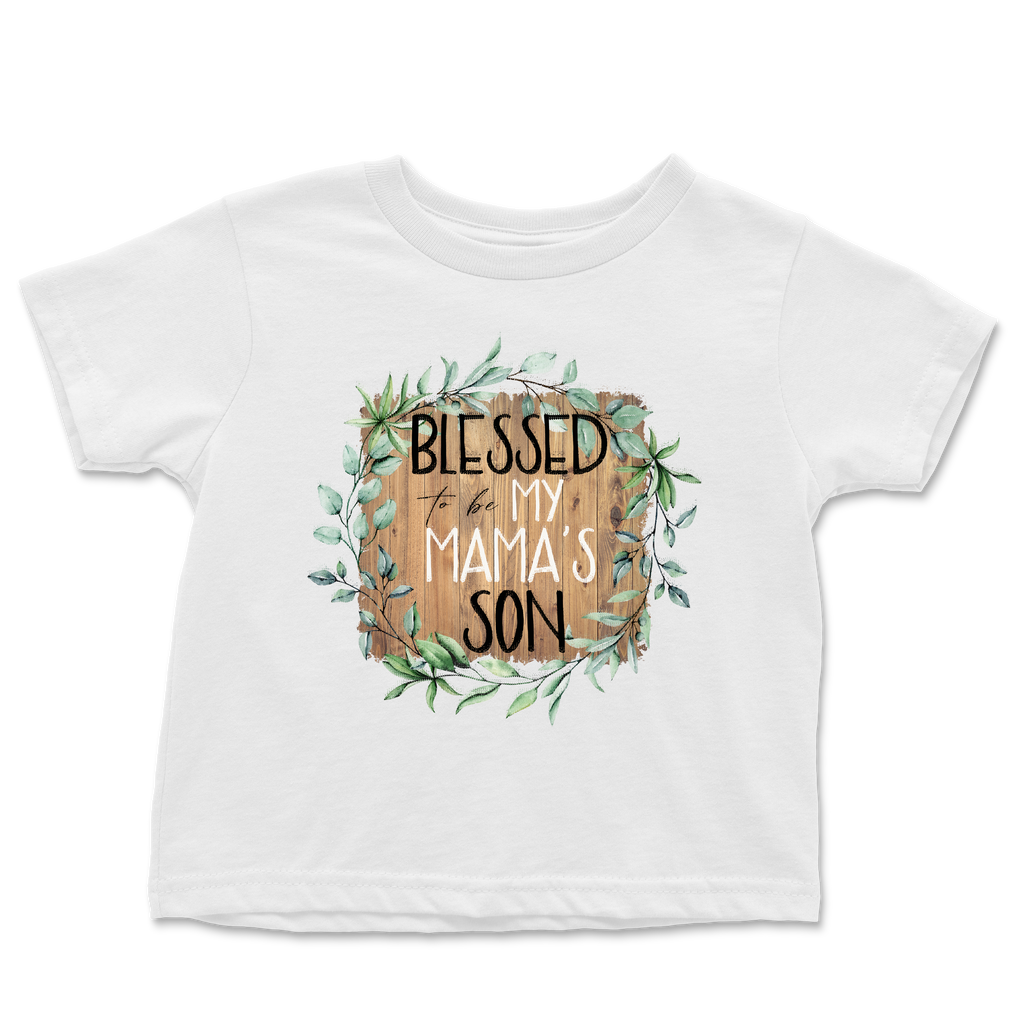 blessed-to-be-my-mamas-son-mommy-and-me-mothers-day-baby-onesie-or-kids-tee-shirt-it's my party kids boutique