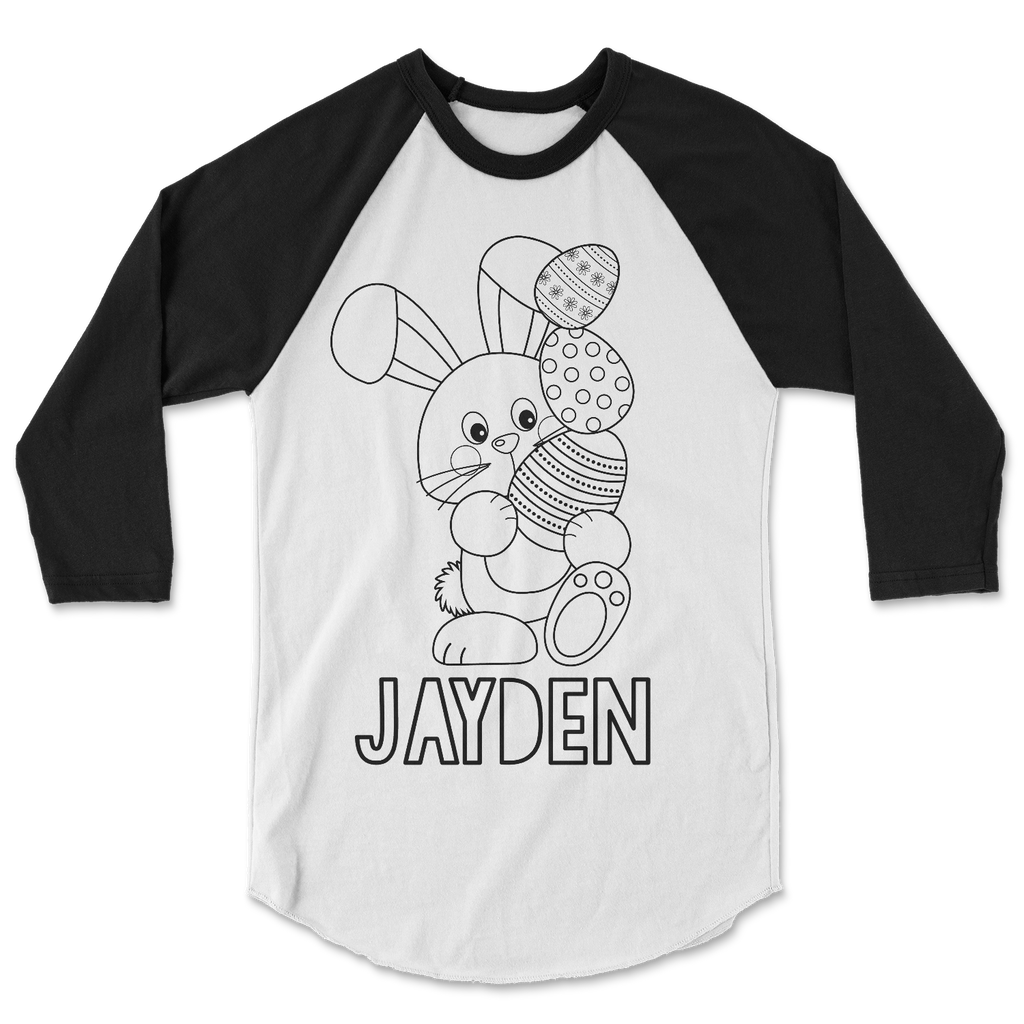 easter-basket-easterbunny-egg-personalized-custom-name-kids-coloring-tee-shirt-3-its my party kids boutique